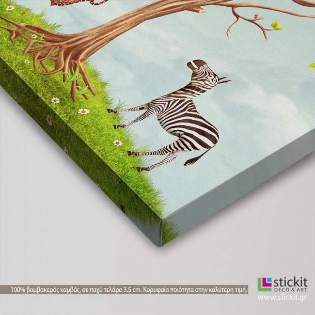 Kids canvas print Having fun