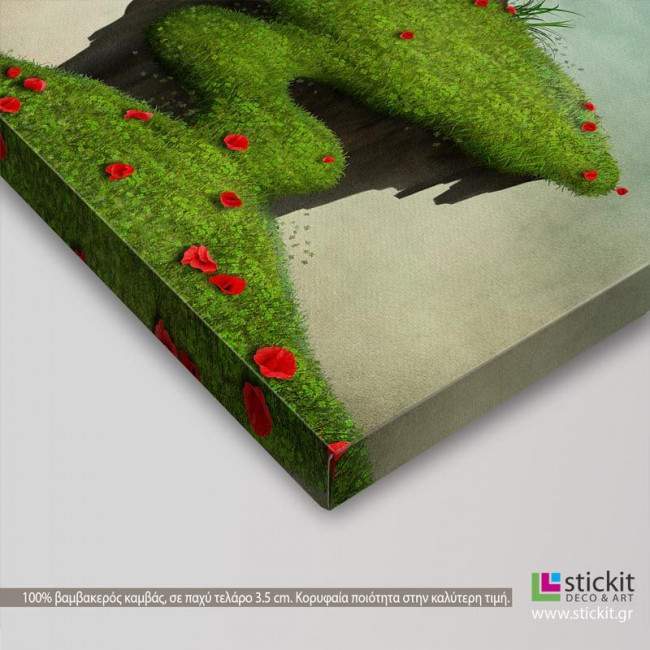 Kids canvas print Tree house