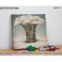 Kids canvas print Winter welcome