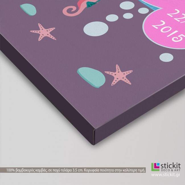 Kids canvas print Mermaid