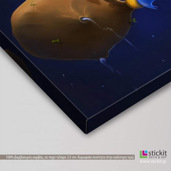 Canvas print Imagine,  3 panels, detail