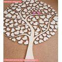Love tree wooden wishes board