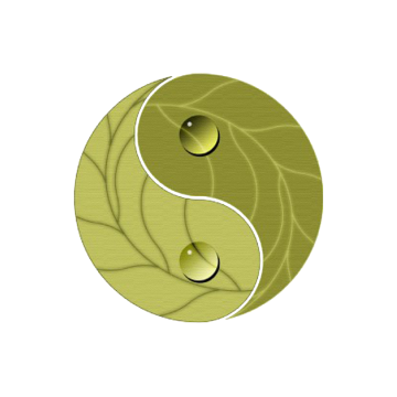 Wall stickers Yin and Yang, green 2