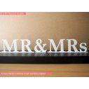 Πινακίδα plexiglass Mr and Mrs