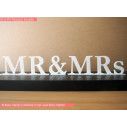 Mr and Mrs  Sign plexiglass 