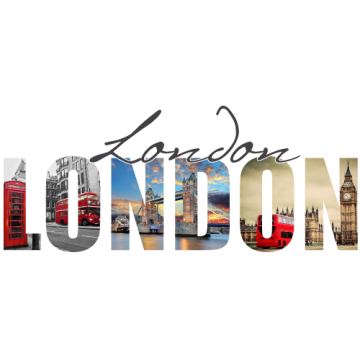 Αυτοκόλλητο τοίχου Λονδίνο, London Montage 2