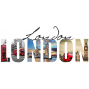 London, Montage,αυτοκόλλητο τοίχου με θέμα το Λονδίνο, κοντινό