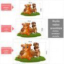 Kids wall stickers Bear and squirrel