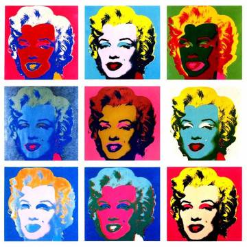 Wallpaper Marilyn Monroe pop art 2