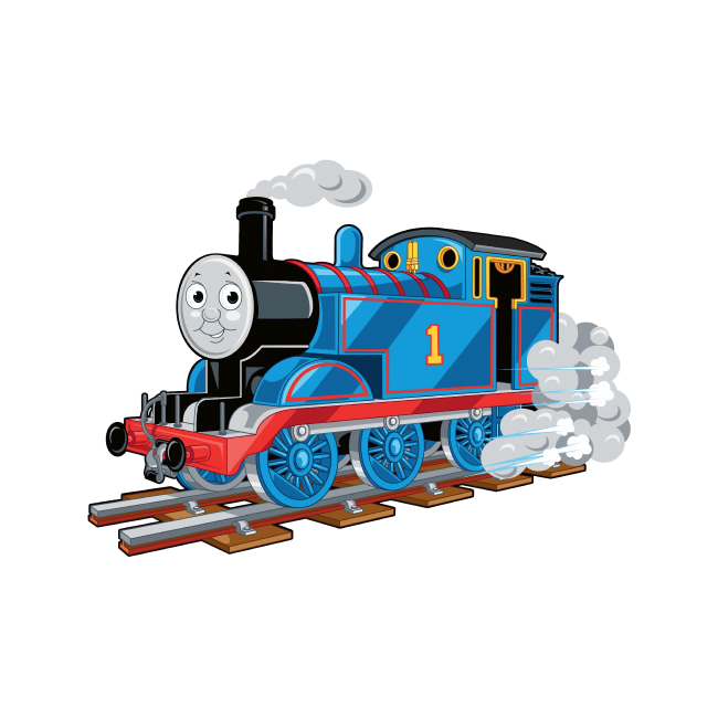 Kids wall stickers Train