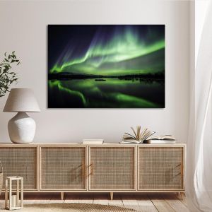 Canvas print Northern lights Framed canvas View 1 2