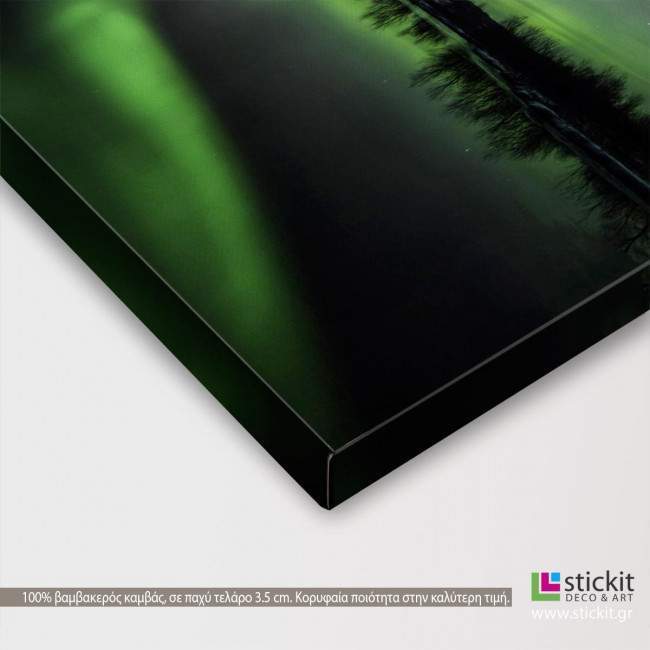 Canvas print Northern lights, detail