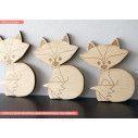 Wooden decorative figure  Fox