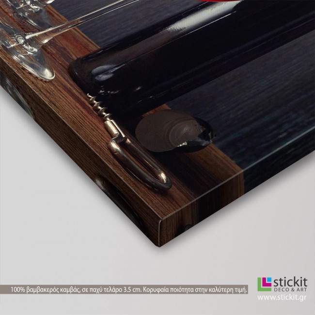 Canvas print Red wine, detail