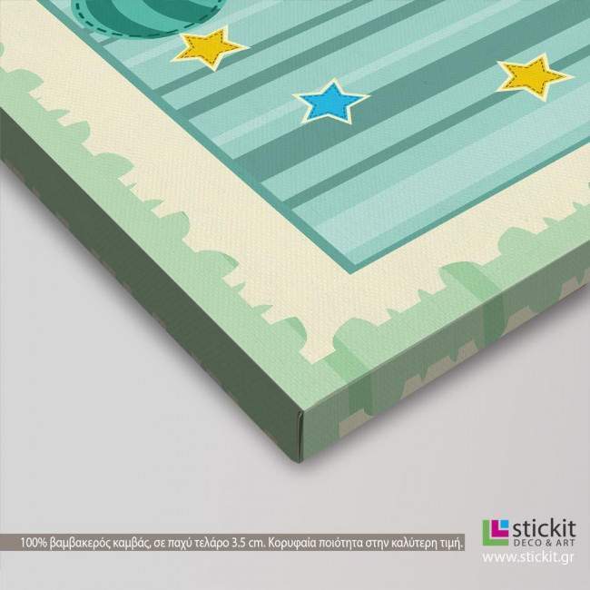 Kids canvas print Baby boy,  3 panels