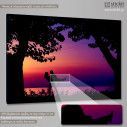 Canvas print Sunset lovers, side