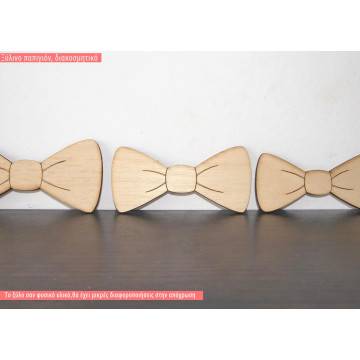 Wooden Bow ties cute  decorative figure