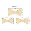 Wooden Bow ties cute  decorative figure