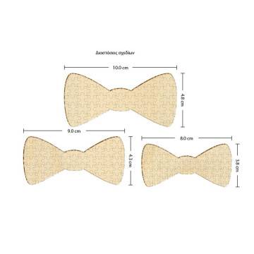Wooden Bow ties puzzle  decorative figure 2
