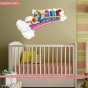 Kids wall stickers Rainbow Train