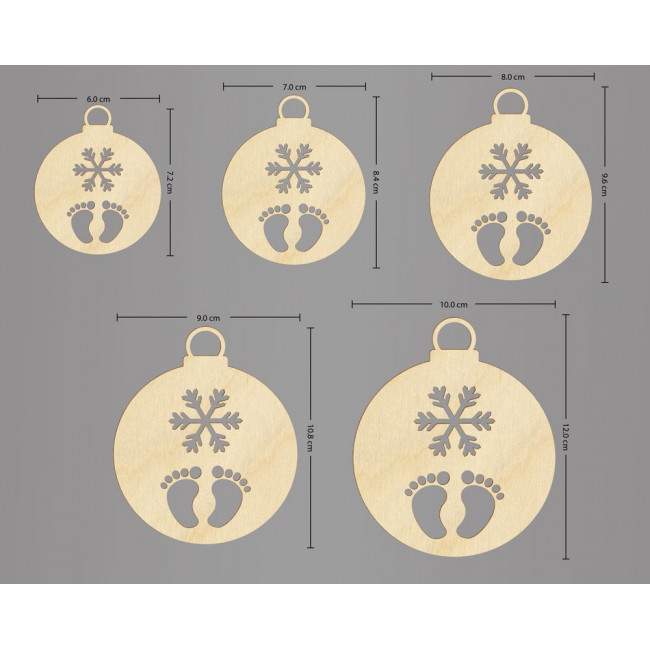 Wooden tag Welcome new baby