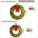 Store front Sticker Christmas wreath