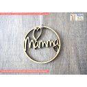 Wooden tag  Mamma