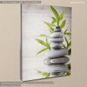 Canvas print Spa stones, side