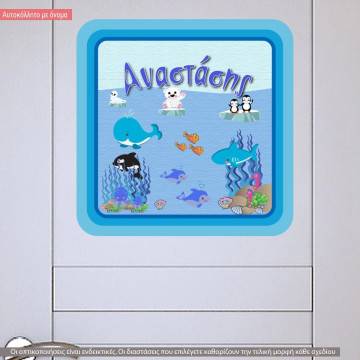 Wall stickers sign Sea animals 2