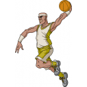 Wall stickers Basketball dunk 8 