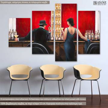 Canvas print We, four panels