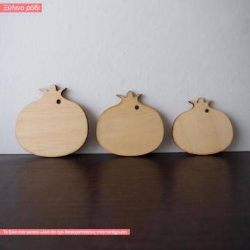 Wooden decorative figure Pomegranate