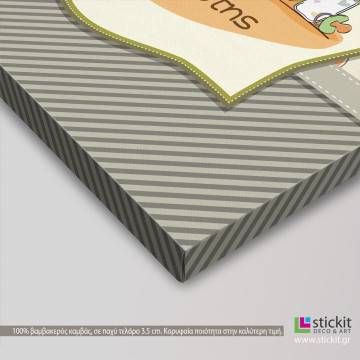 Kids canvas print Happy birthday 2