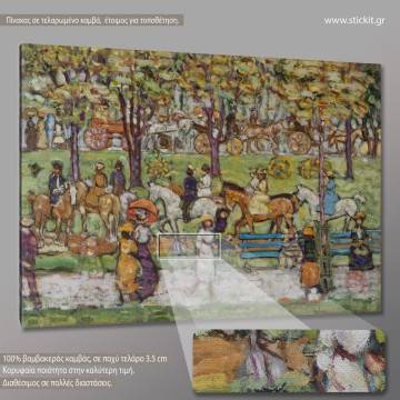 Canvas print Central park, Prendergast M. B. 2