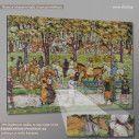 Canvas print Central park, Prendergast M. B., side
