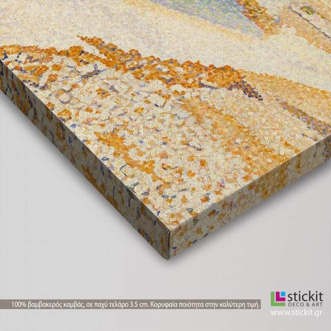 The jetty at Cassis, Paul Signac, αντίγραφο - αναπαραγωγή πινακα σε καμβά, λεπτομέρεια