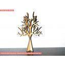 Wooden tree free standing,  decorative figure