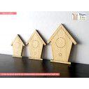 Wooden decorative figure Birds nest