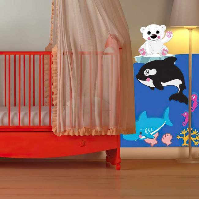 Kids wall stickers Sea Animals