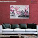 Canvas print Spring Japanese scenery