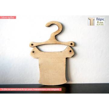 Wooden hunger dress,  decorative figure