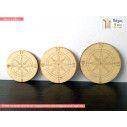Wooden Compass  decorative figure