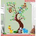 Kids wall stickers Jungle time art2