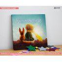 Kids canvas print Little prince and fox