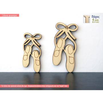 Wooden decorative figure Pointe shoes