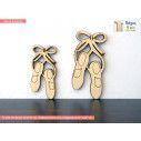 Wooden decorative figure Pointe shoes