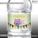 Sticker label Owls couple
