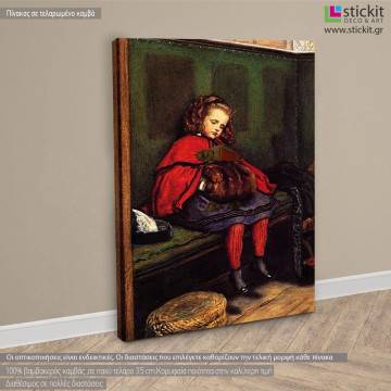 Πίνακας ζωγραφικής My second AT-ACT walker (based on My Second Sermon by J. E. Millais)