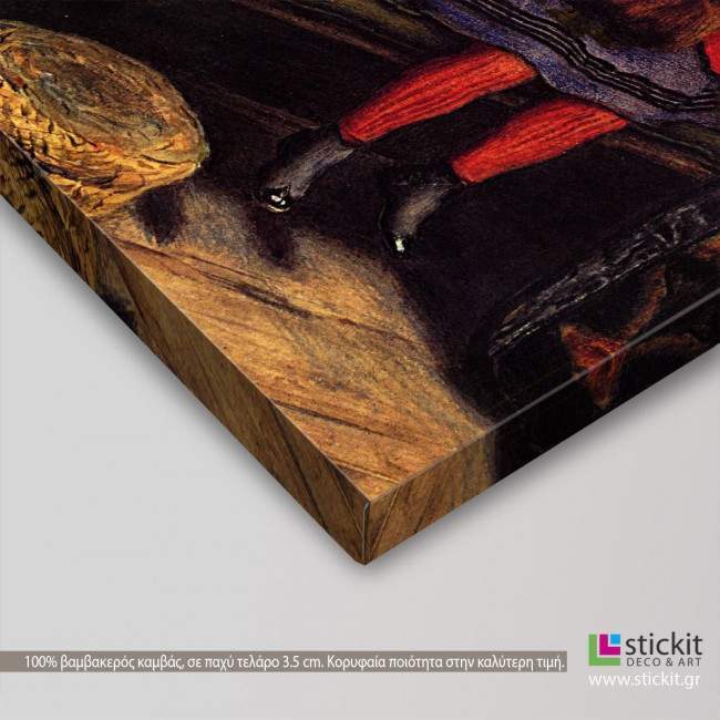 Canvas print My second AT-ACT walker (based on My Second Sermon by J. E. Millais), detail