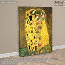 Canvas print Muppet kiss, (based on The kiss by Klimt G)